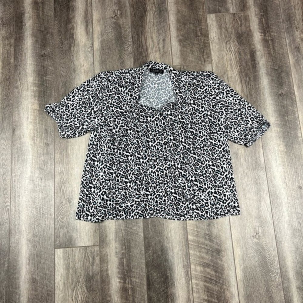 Eloquii Leopard Print‎ Blouse